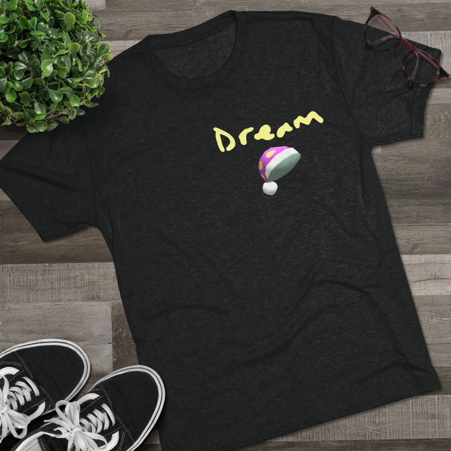 Dreamy Unisex Tri-Blend Crew Tee | Casual Comfort, Relaxed Style, Everyday Wear, Gift for Dreamers, Inspiration Apparel