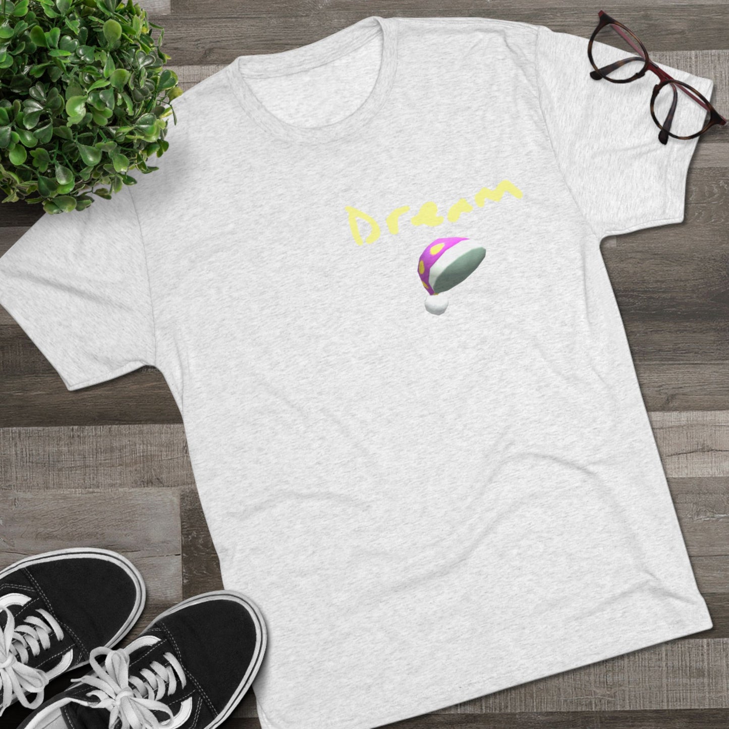 Dreamy Unisex Tri-Blend Crew Tee | Casual Comfort, Relaxed Style, Everyday Wear, Gift for Dreamers, Inspiration Apparel