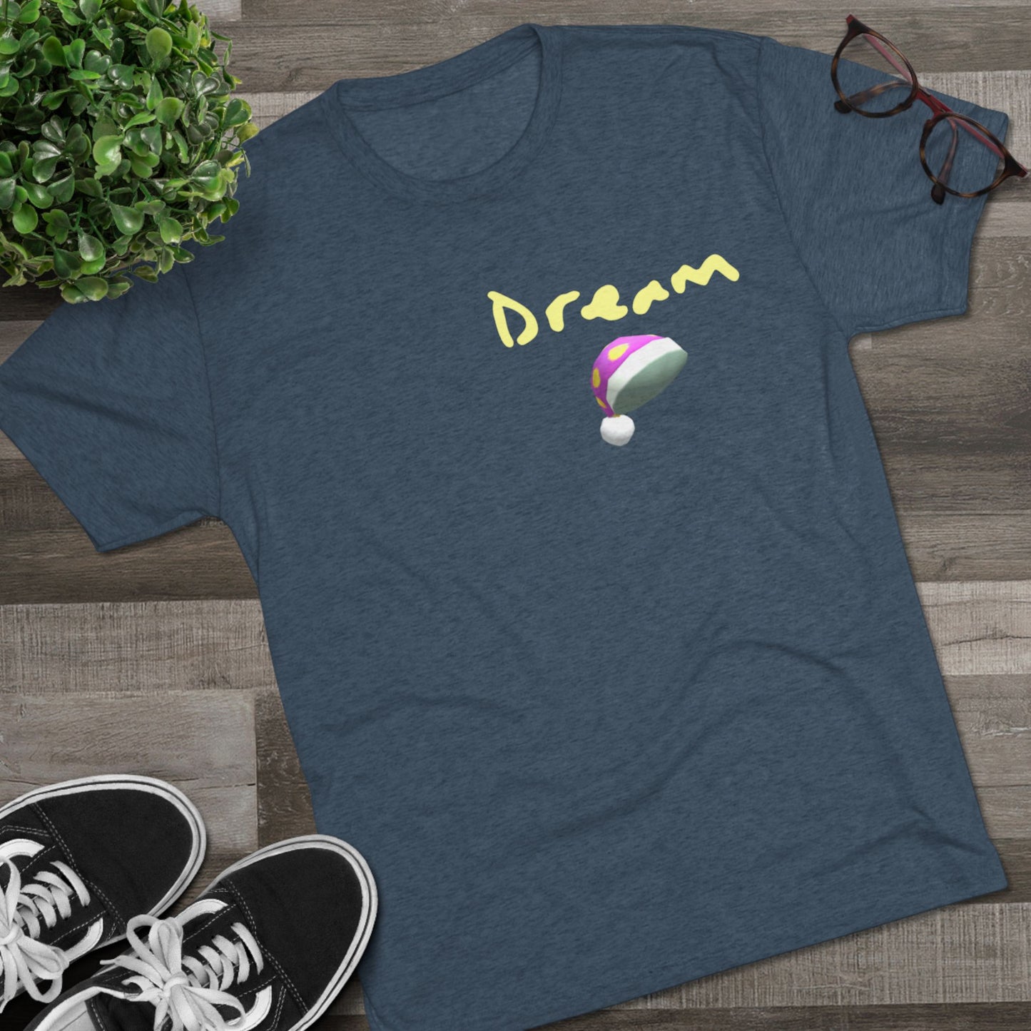 Dreamy Unisex Tri-Blend Crew Tee | Casual Comfort, Relaxed Style, Everyday Wear, Gift for Dreamers, Inspiration Apparel