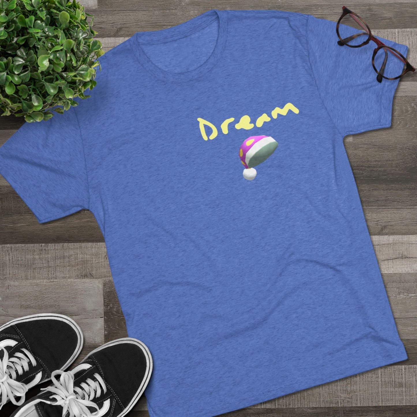 Dreamy Unisex Tri-Blend Crew Tee | Casual Comfort, Relaxed Style, Everyday Wear, Gift for Dreamers, Inspiration Apparel
